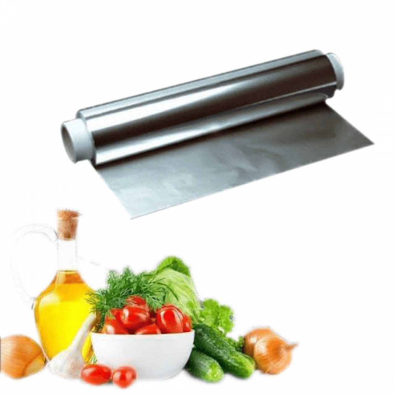 Folie aluminiu HoReCa, pe rola, 44 cm, 1140g, Clarina, Agrado - imagine 5